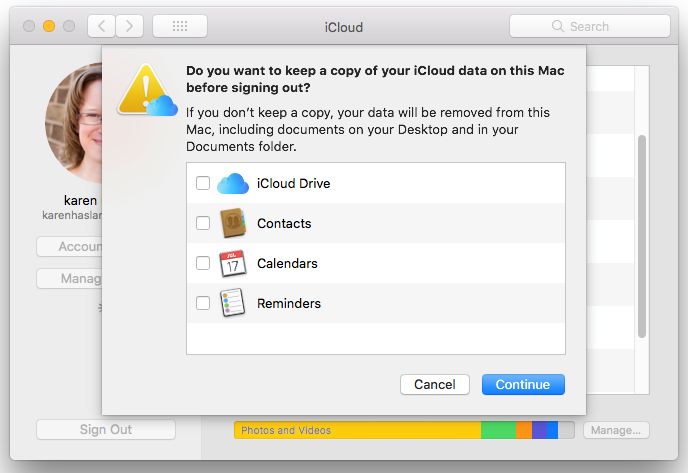 Deauthorise your iTunes account